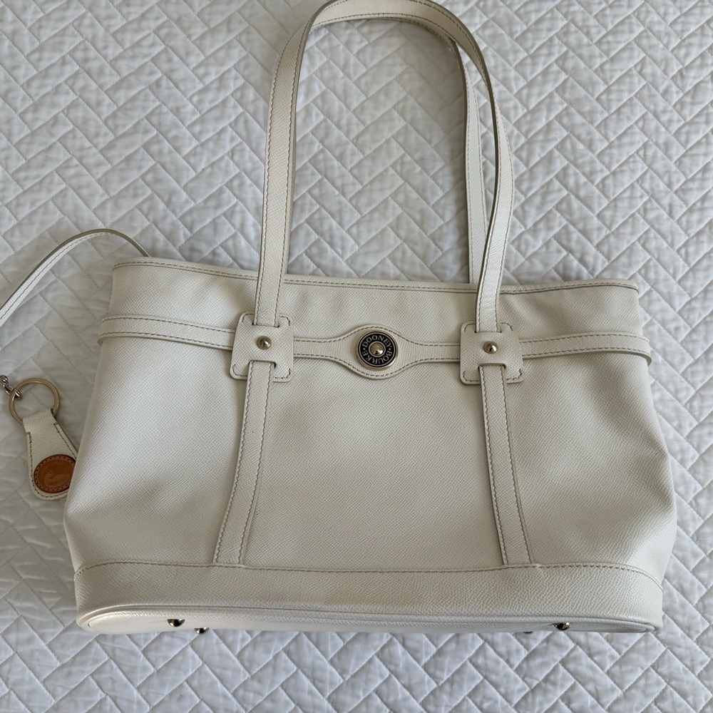 Elegant White Tote Bag